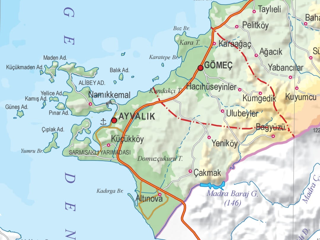 Ayvalık Haritası