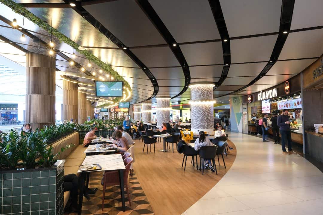 Palladium AVM restoranlar ve yeme içme alanları