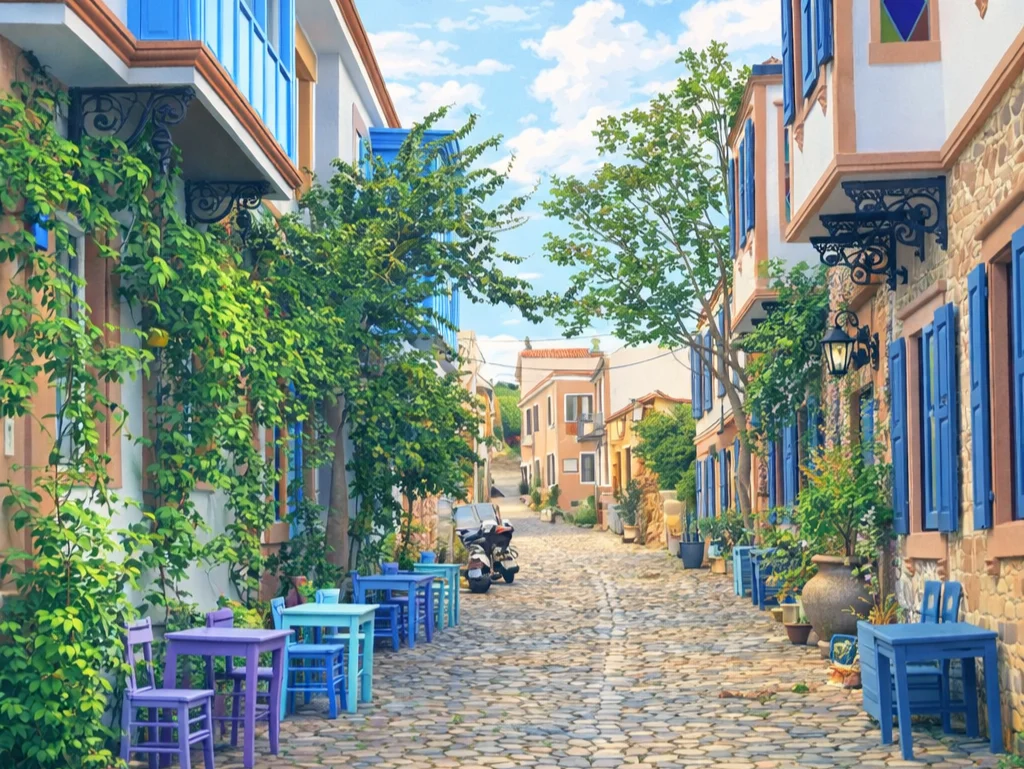 Cunda Adası’nın Sokakları
