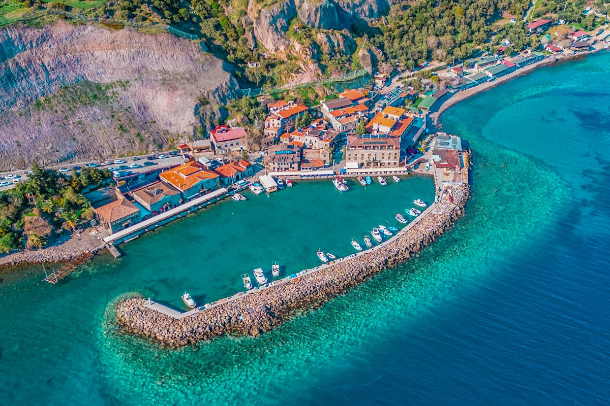 Asos antik şehir ve antik liman görseli