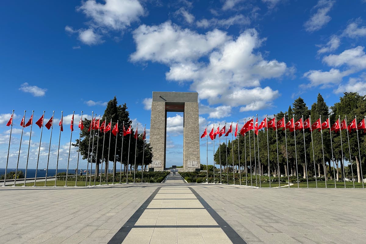 Çanakkale şehitler abidesi fotoğrafı